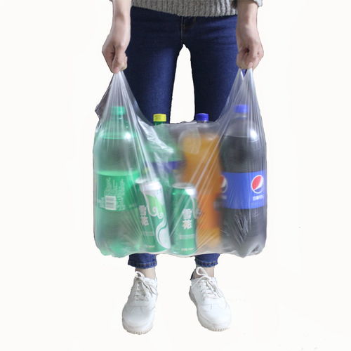 全新料塑料袋白色红色加厚手提袋大中小塑料袋食品袋塑料袋批发